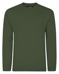 Bigdude Crew Neck Jumper Sage Green